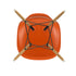 Cadeira Eames em Plástico DSW / Base maple